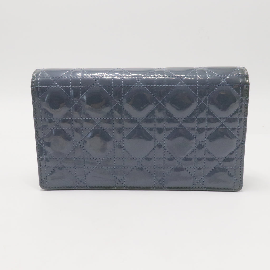 Lady Dior Chain Pouch Cannage Quilt Patent