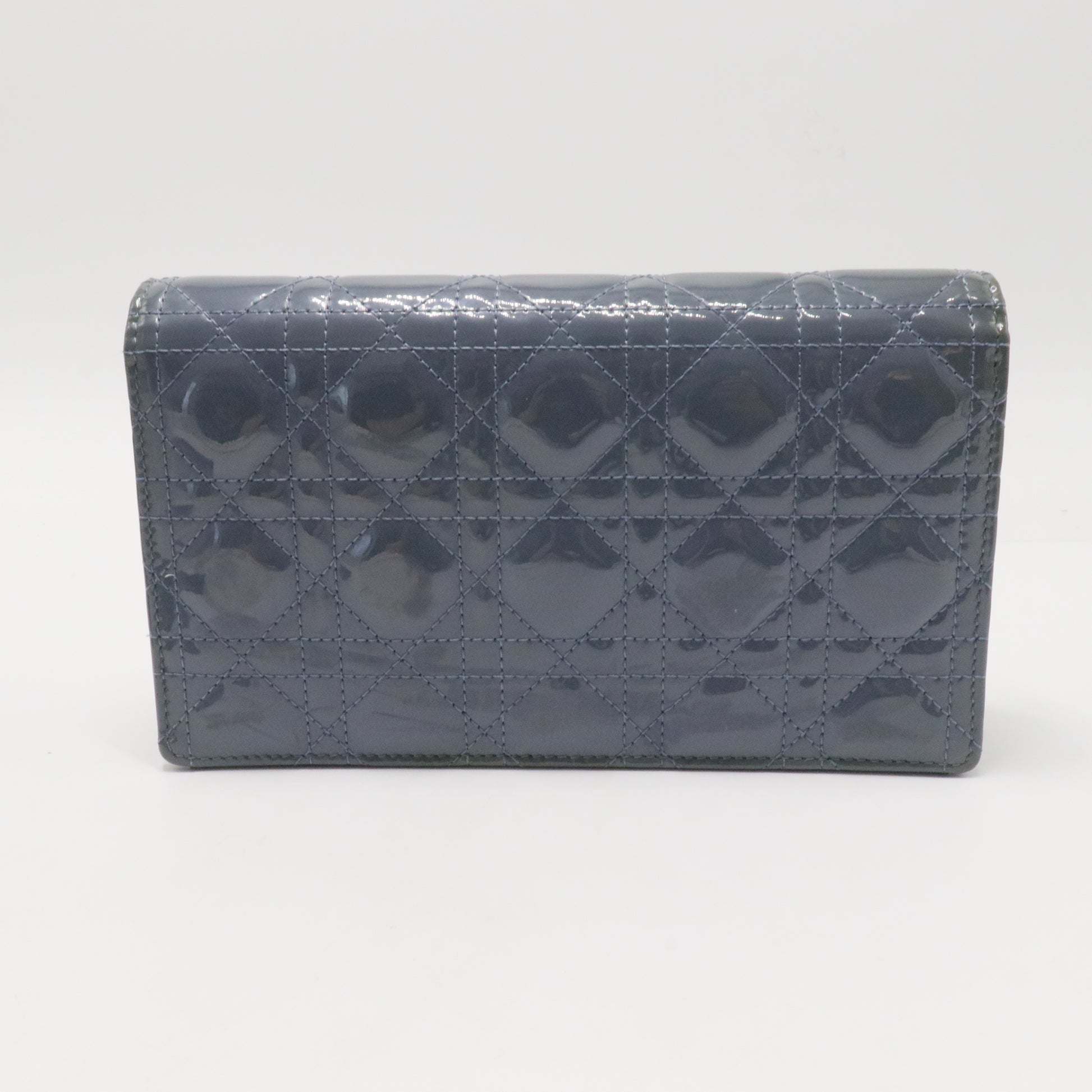 Lady Dior Chain Pouch Cannage Quilt Patent