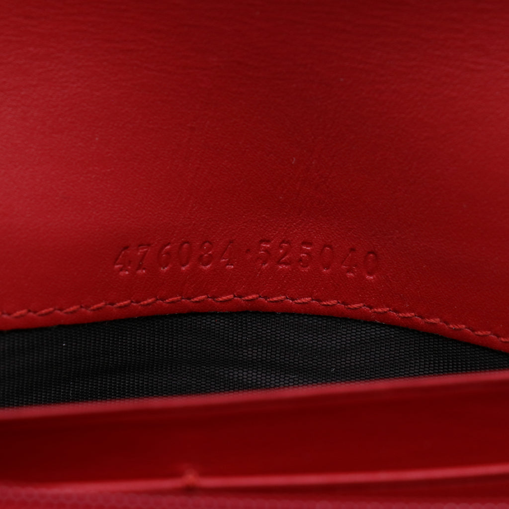 Gucci Sylvie Leather Continental Wallet W21457