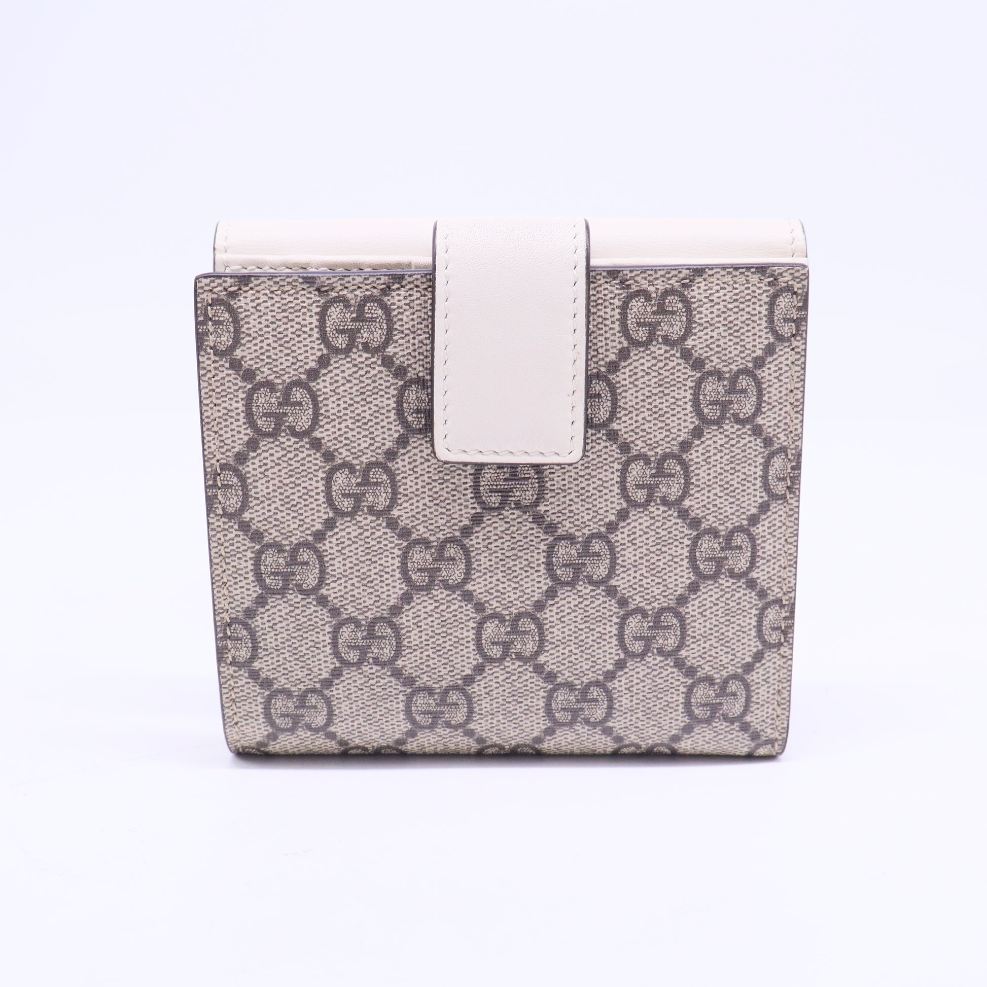 Bi-fold wallet ribbon gg pattern W20751