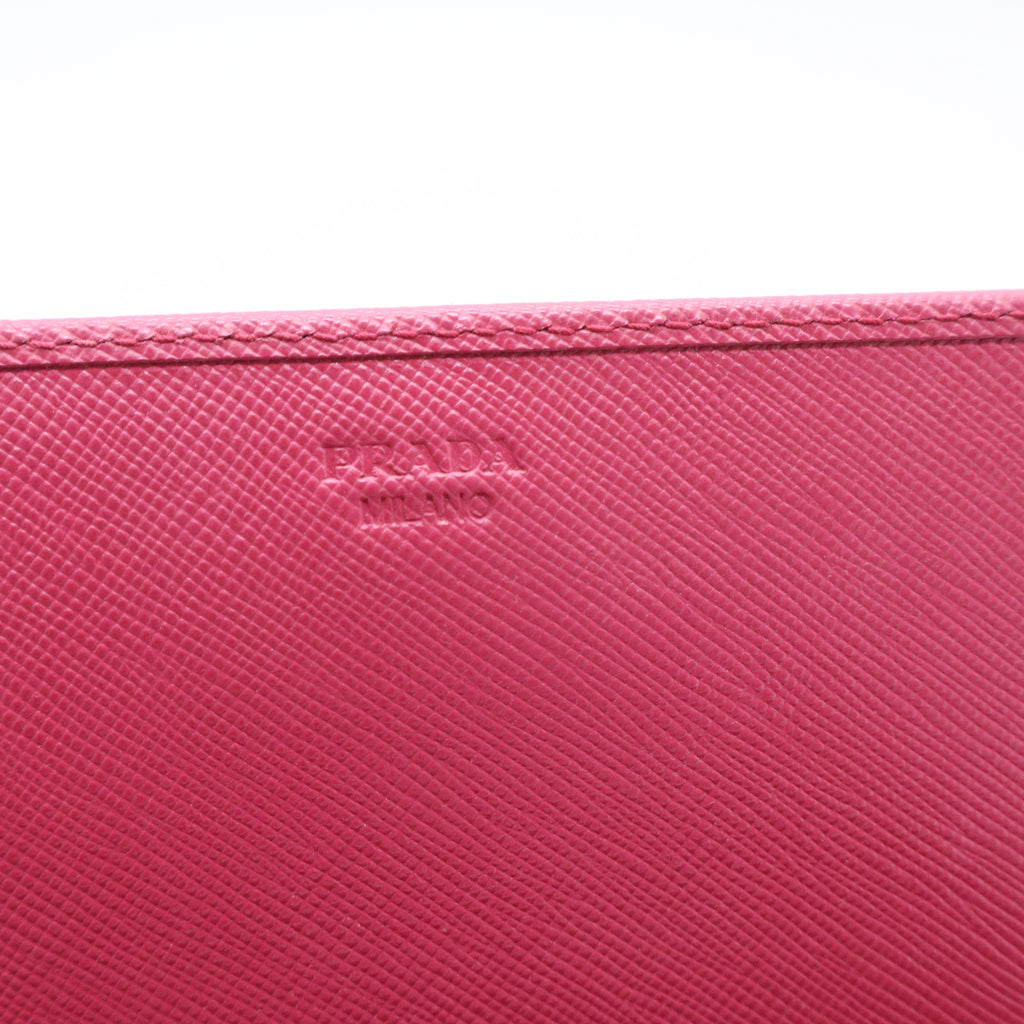 Ibisco Saffiano Metal Leather Continental Wallet