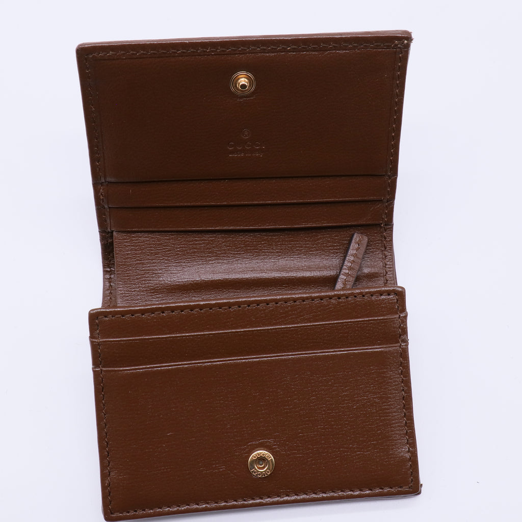 Gucci Horsebit 1955 Card Case Wallet W21253