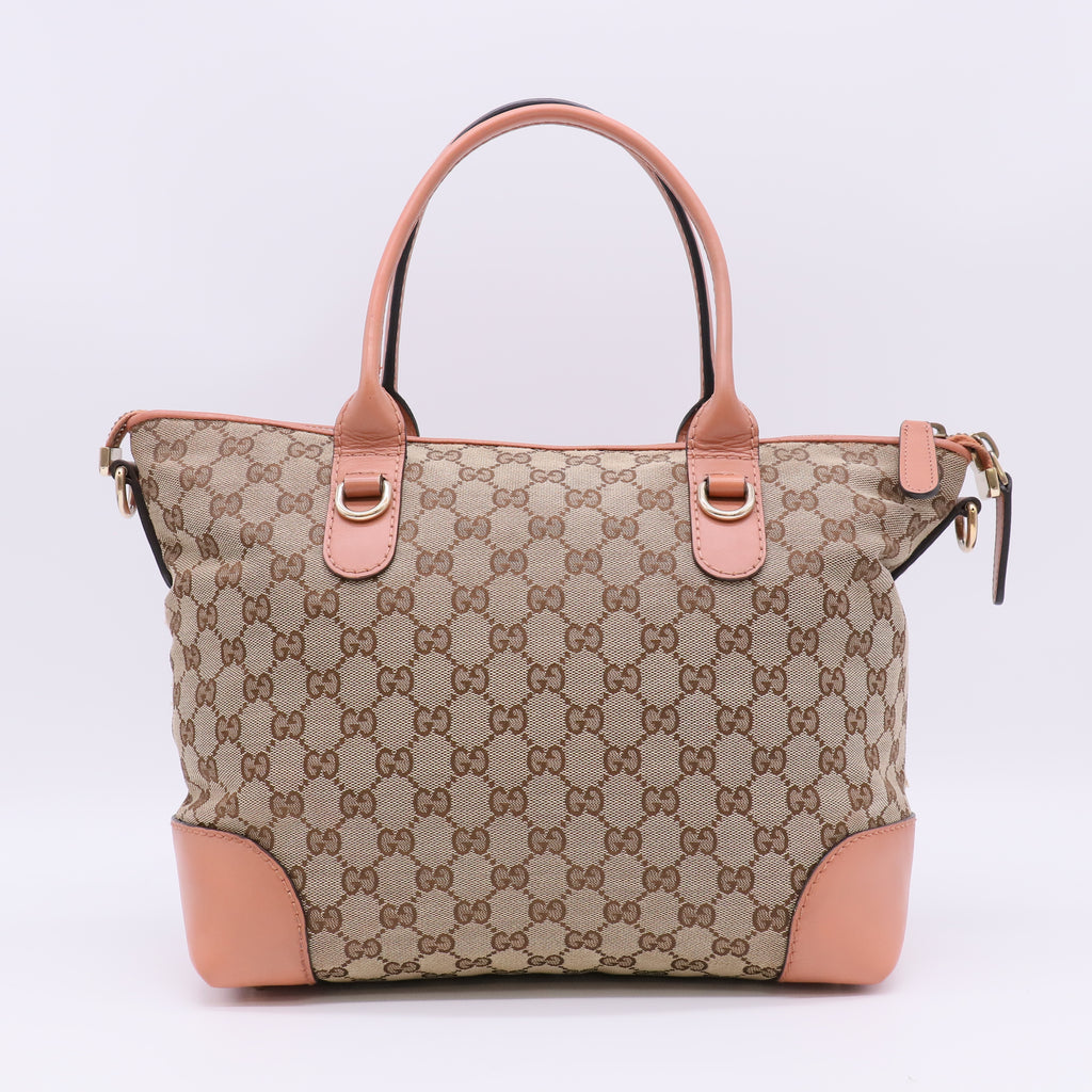Gucci GG Canvas Heart Bit Tote B23675