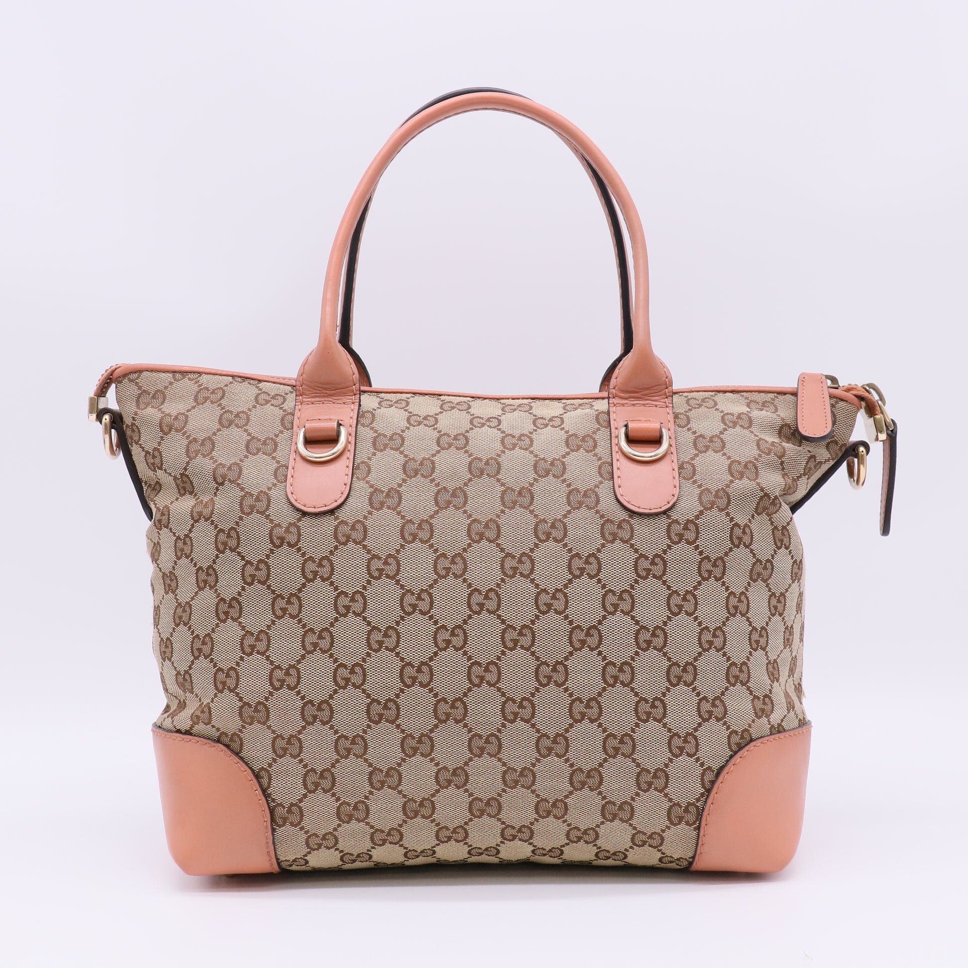 Gucci GG Canvas Heart Bit Tote B23675