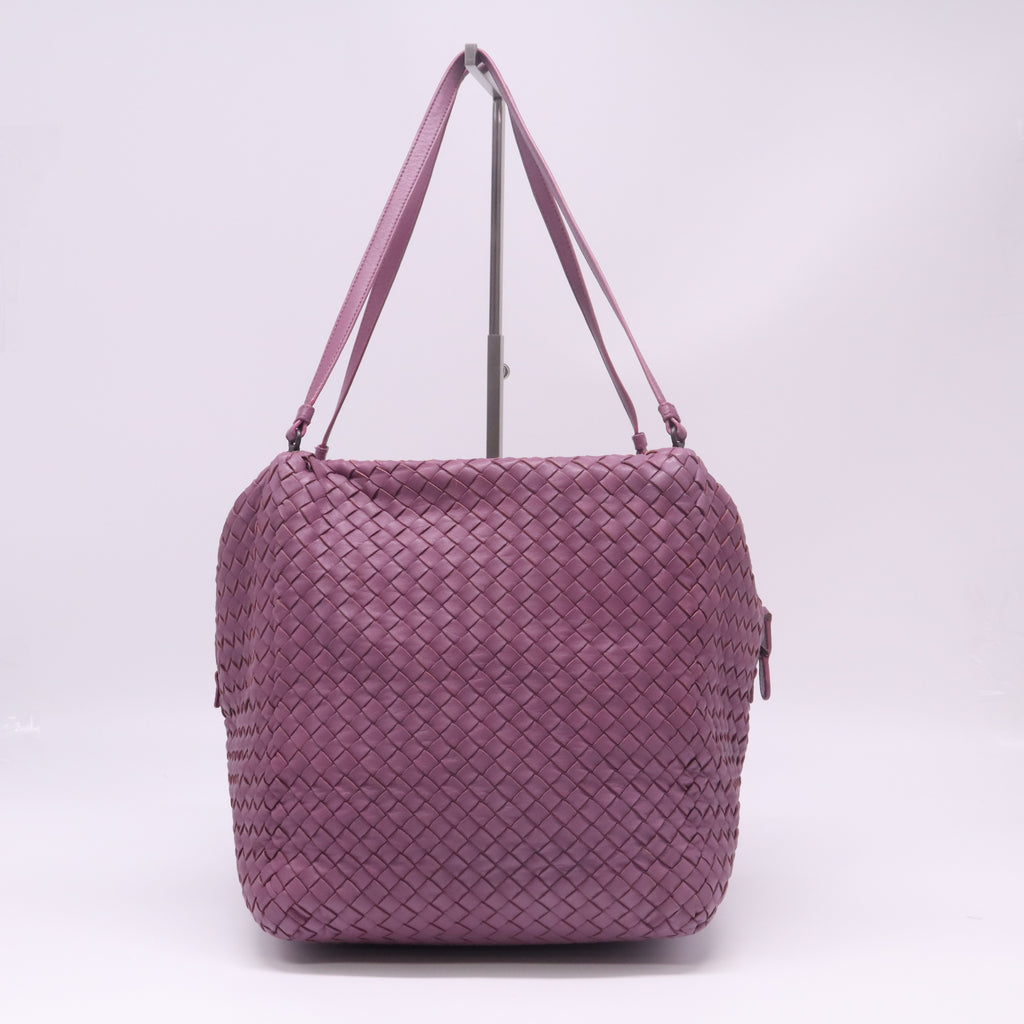 Bottega Veneta Intrecciato Nappa Parachute Shoulder Bag B23123