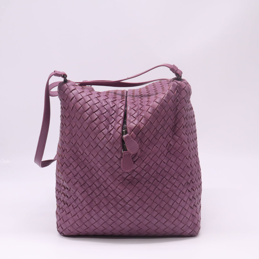 Bottega Veneta Intrecciato Nappa Parachute Shoulder Bag B23123