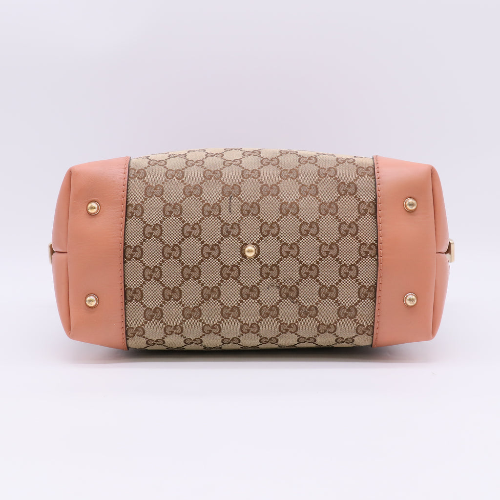 Gucci GG Canvas Heart Bit Tote B23675