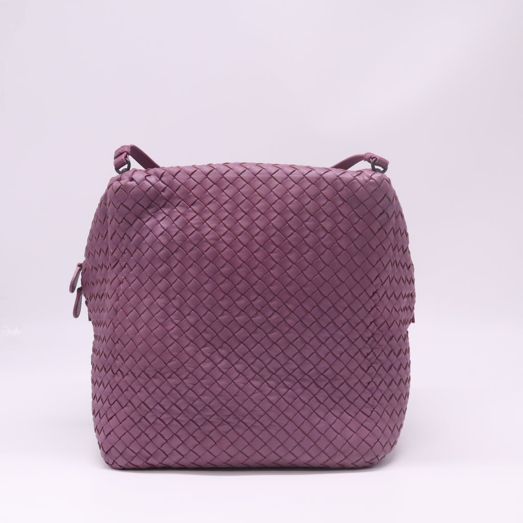 Bottega Veneta Intrecciato Nappa Parachute Shoulder Bag B23123