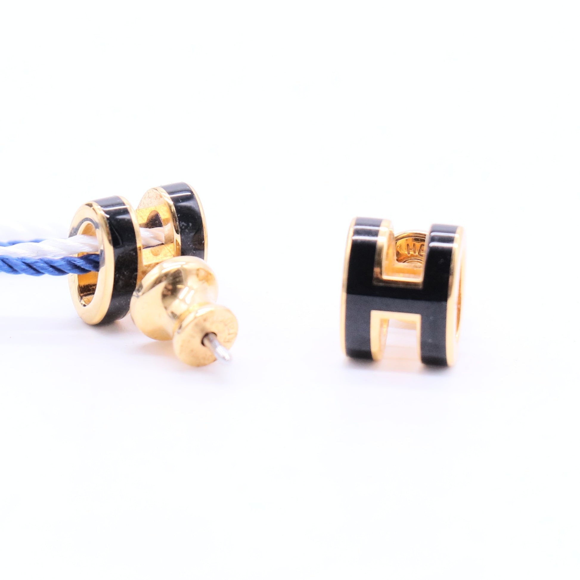 Orecchini Mini Pop H Nero Twins