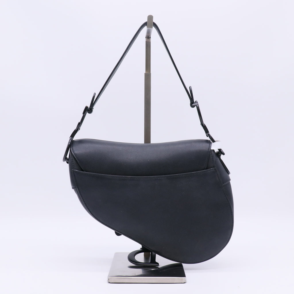 Christian Dior Ultra Matte Calfskin Saddle Bag Twins B23870