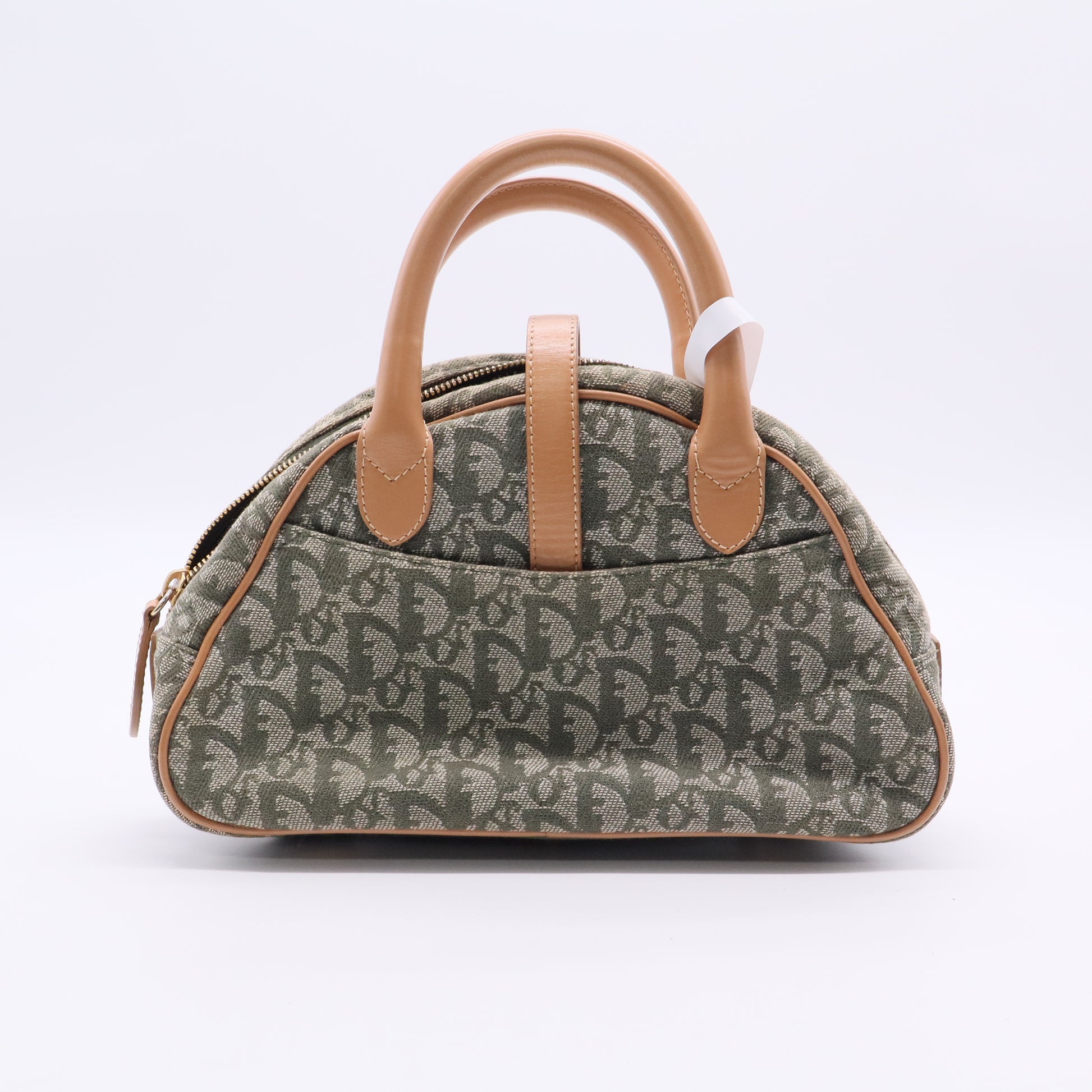 Dior Green monogram canvas tote bag B20107