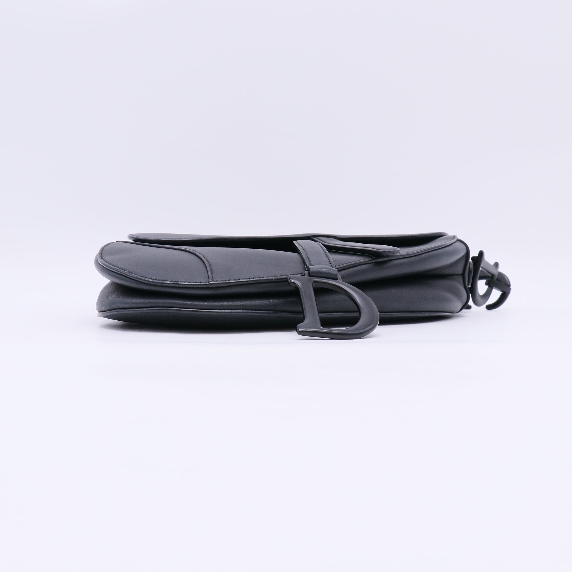 Christian Dior Ultra Matte Calfskin Saddle Bag Twins B23870