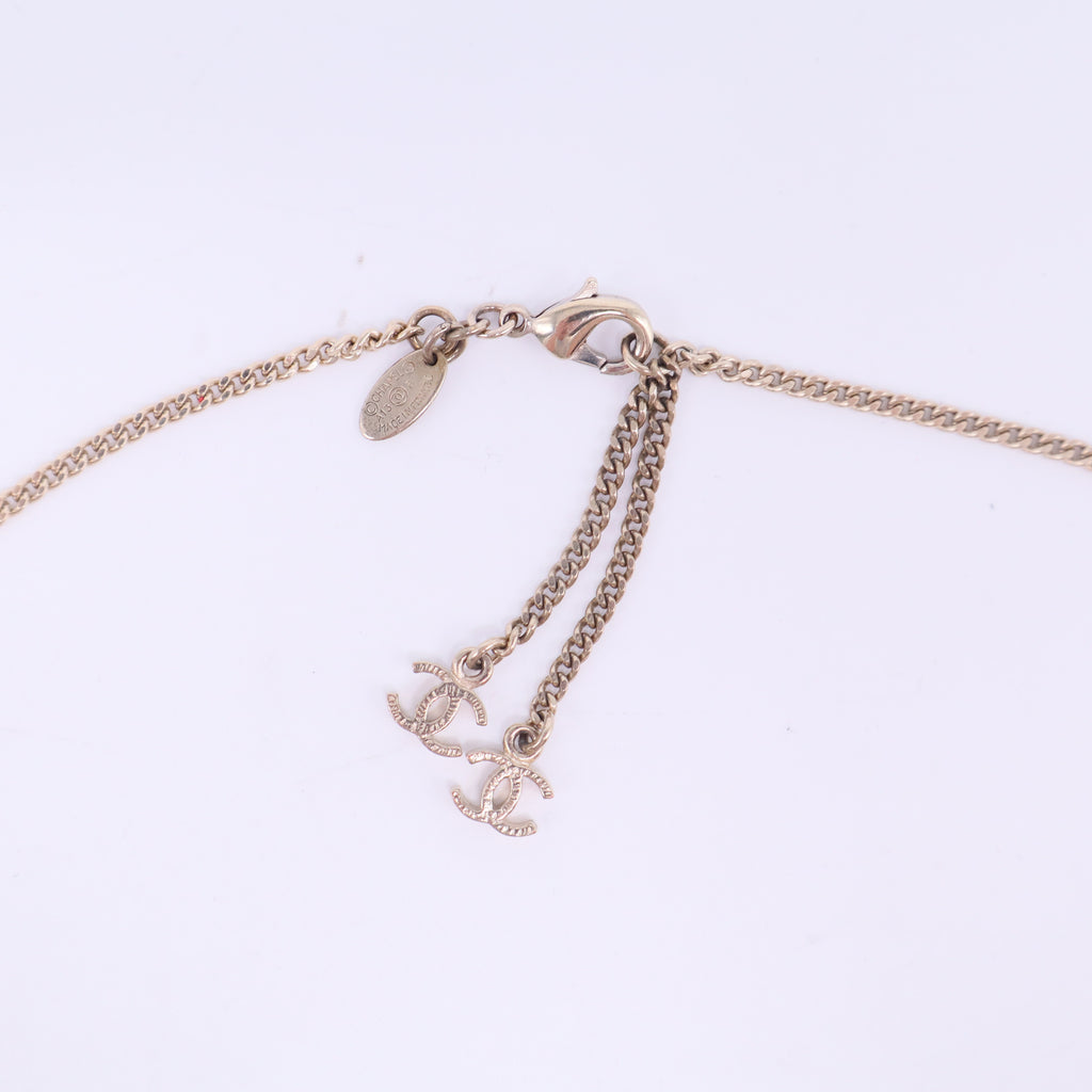 Camellia Rhinestone Necklace W20682