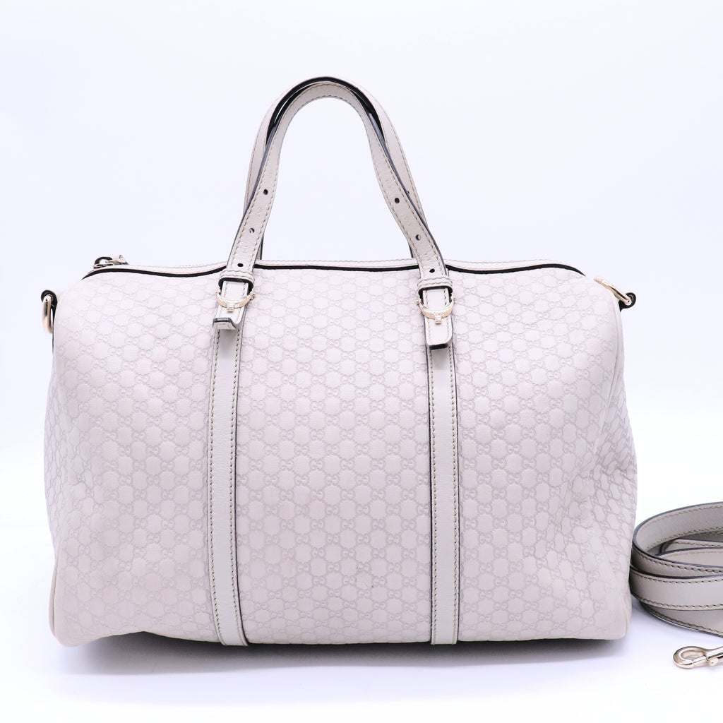 Joy Boston Bag Guccissima Leather Medium twins