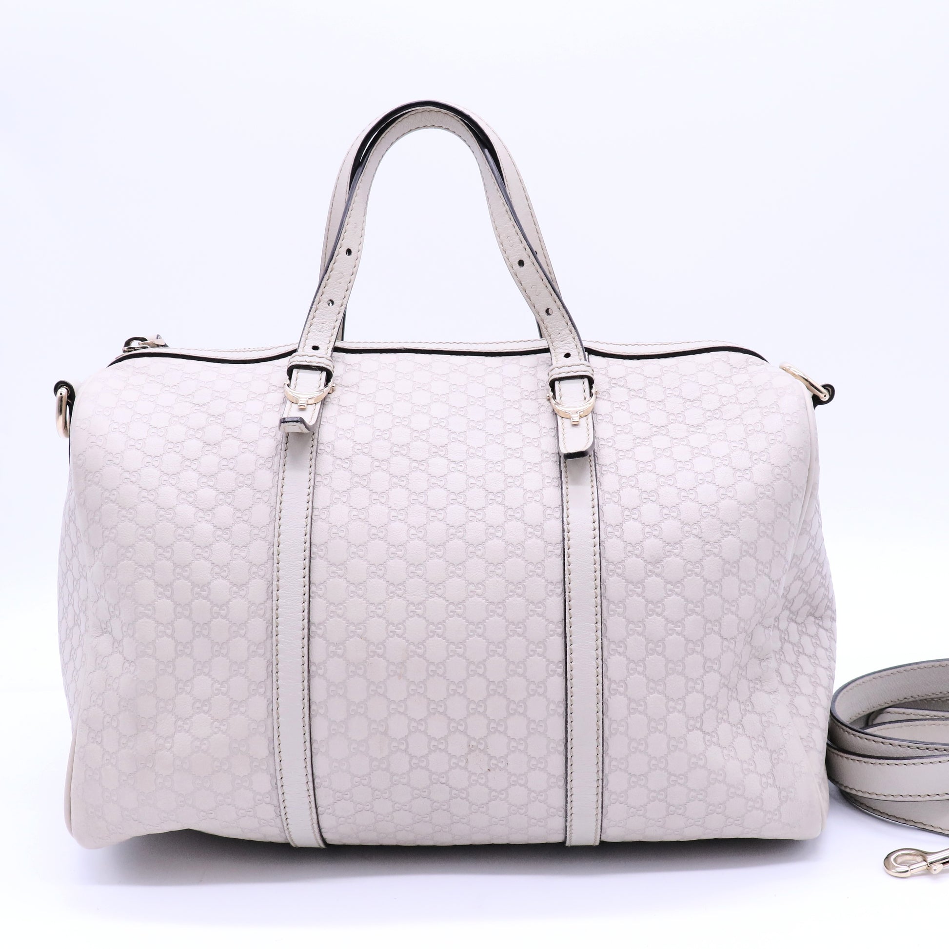 Joy Boston Bag Guccissima Leather Medium twins