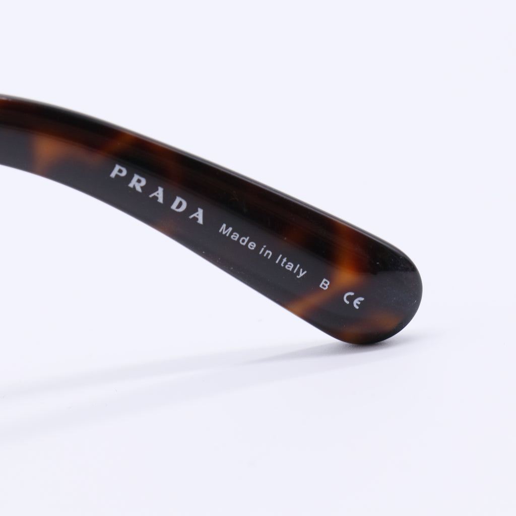 Prada Baroque Round Tortoise Sunglasses W21357
