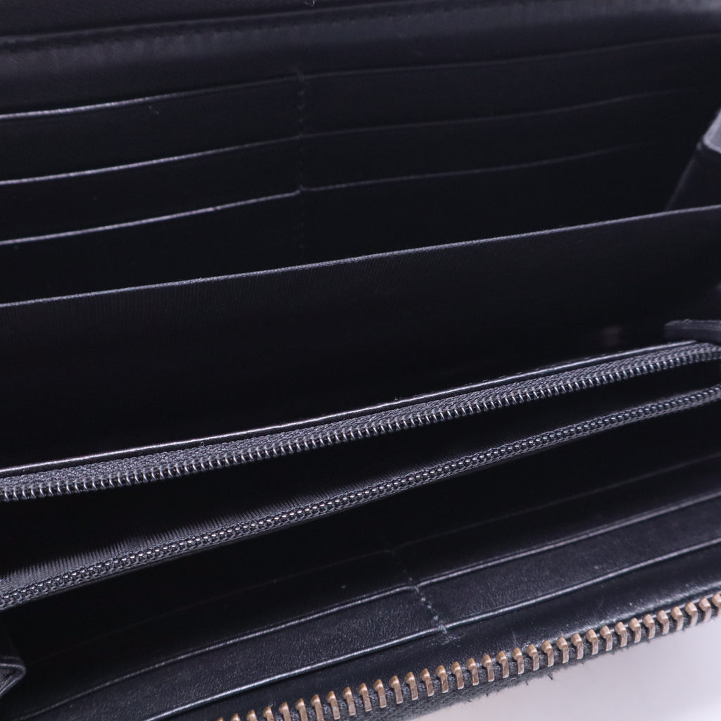 Gucci Marmont Black Leather LongWallet W20666