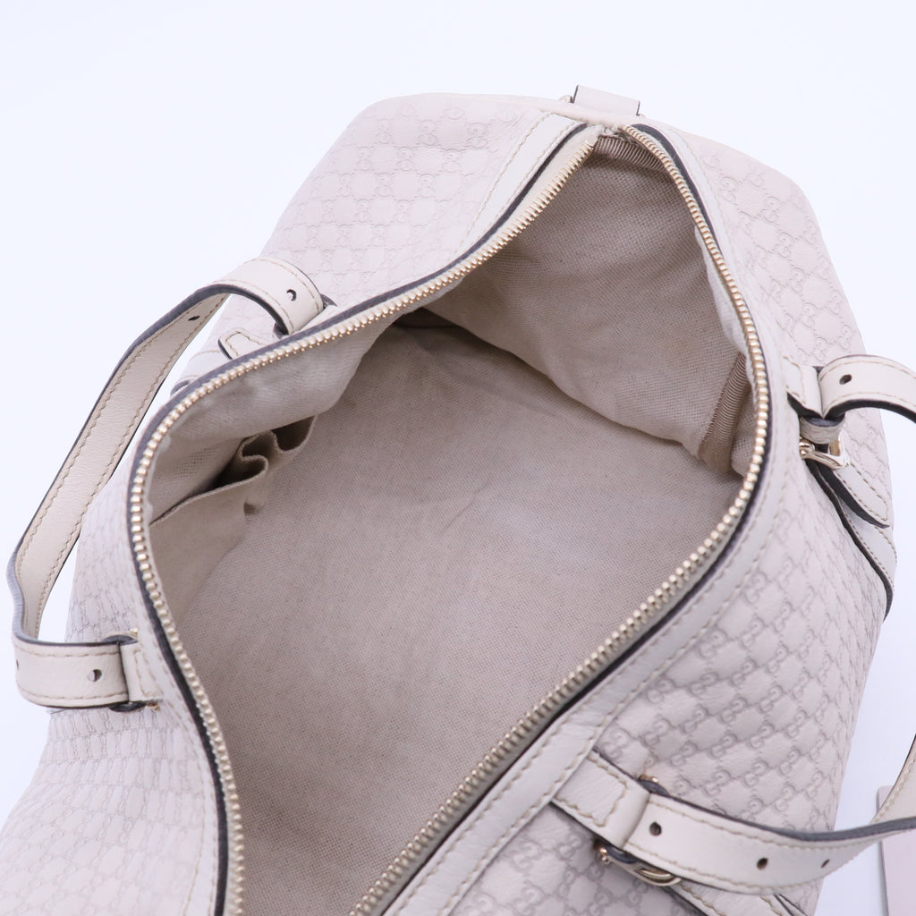 Joy Boston Bag Guccissima Leather Medium twins