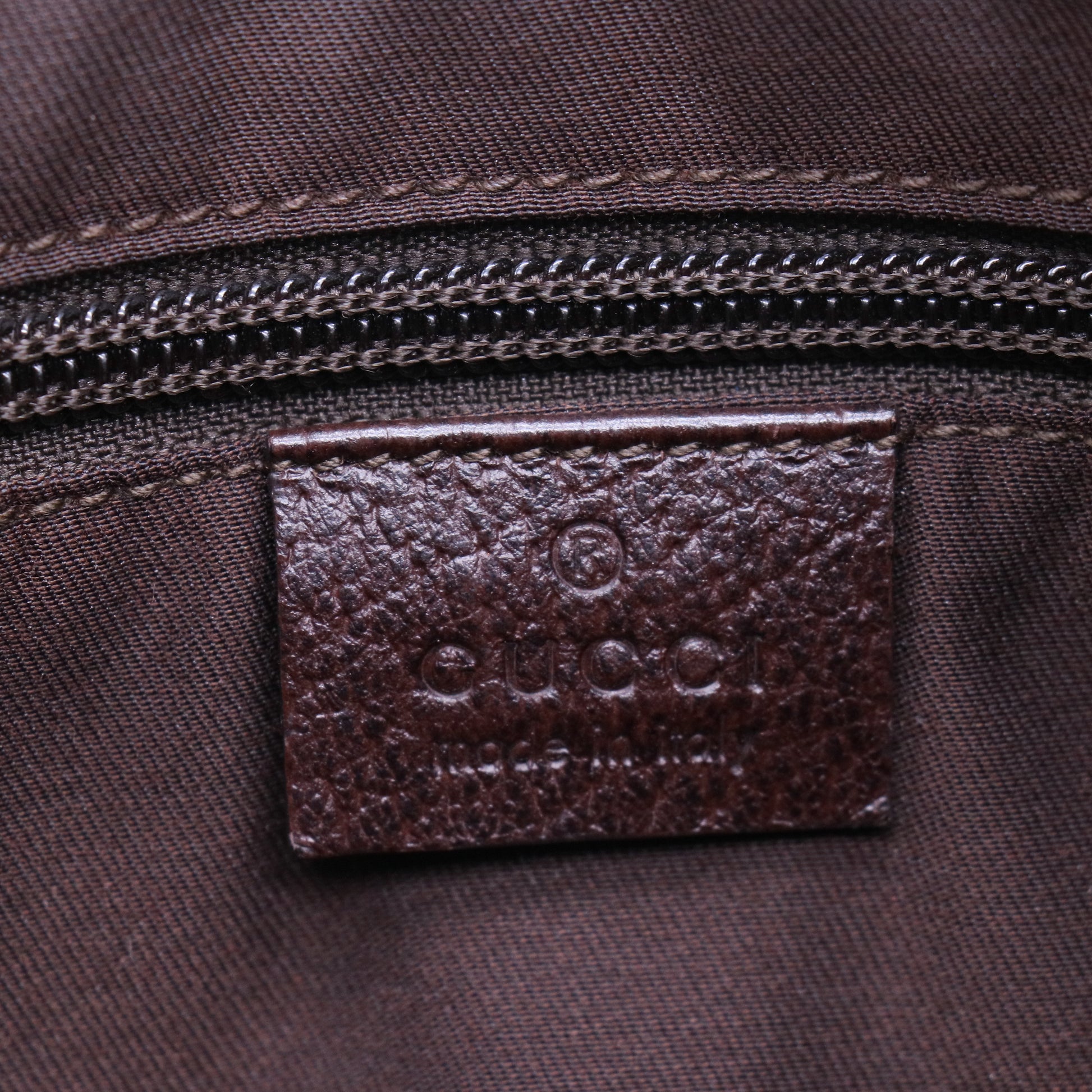 Saddle Zip Messenger Bag GG Canvas Medium