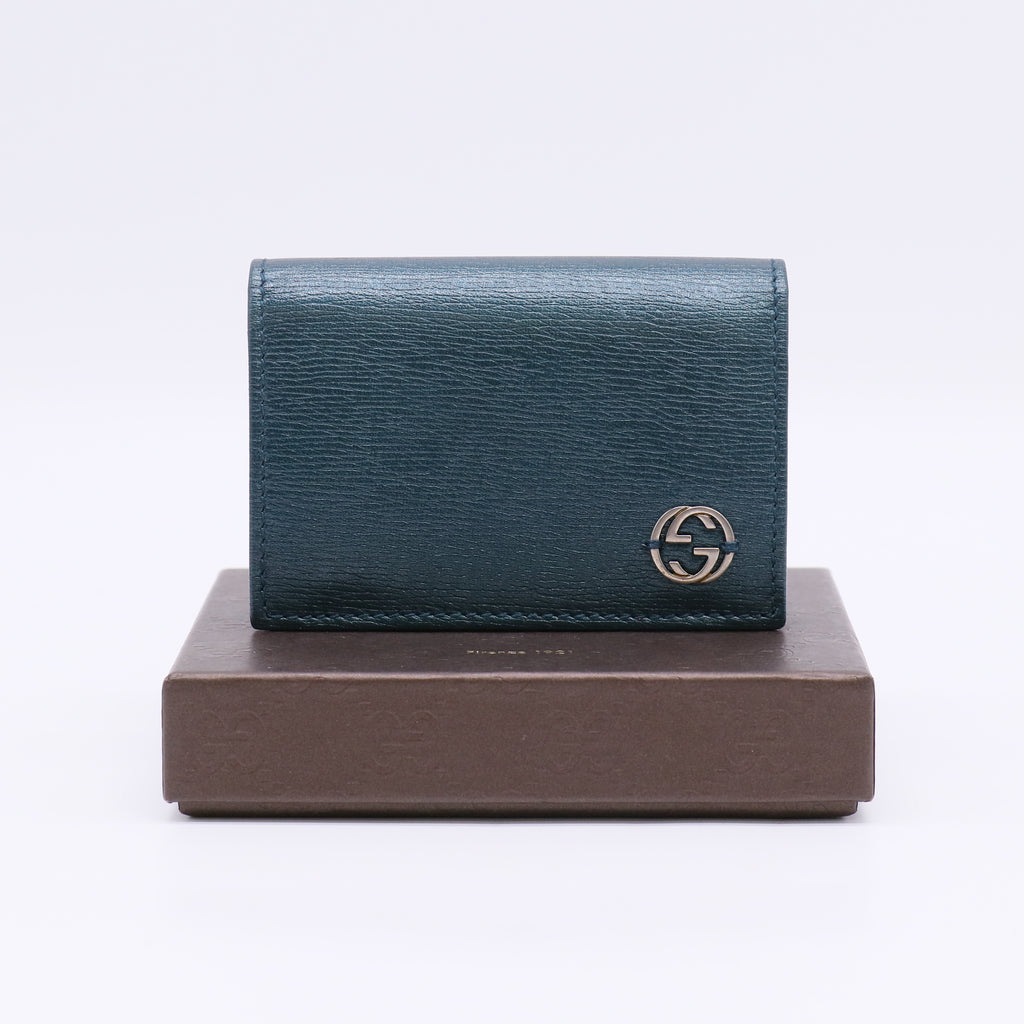 Blue Leather Card Case W22487