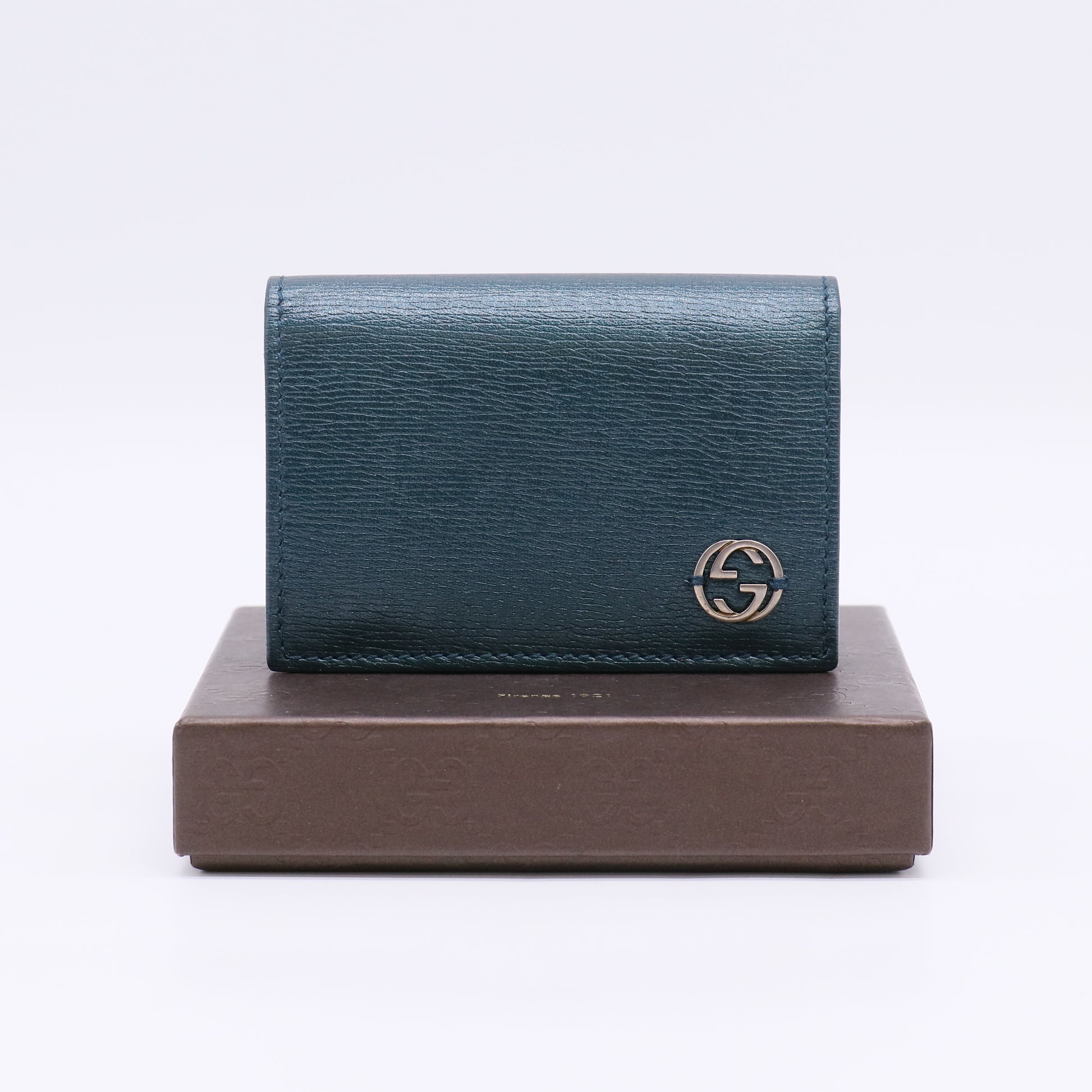 Blue Leather Card Case W22487
