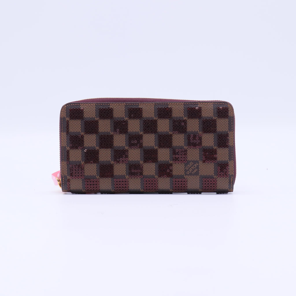 Louis Vuitton Damier Paillettes Zippy Wallet twins LDJ4061