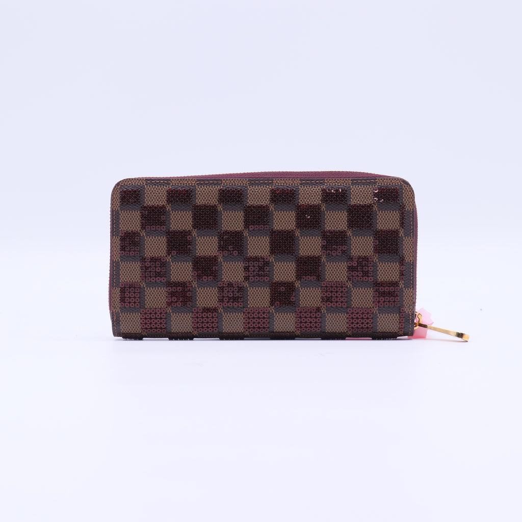 Louis Vuitton Damier Paillettes Zippy Wallet twins LDJ4061