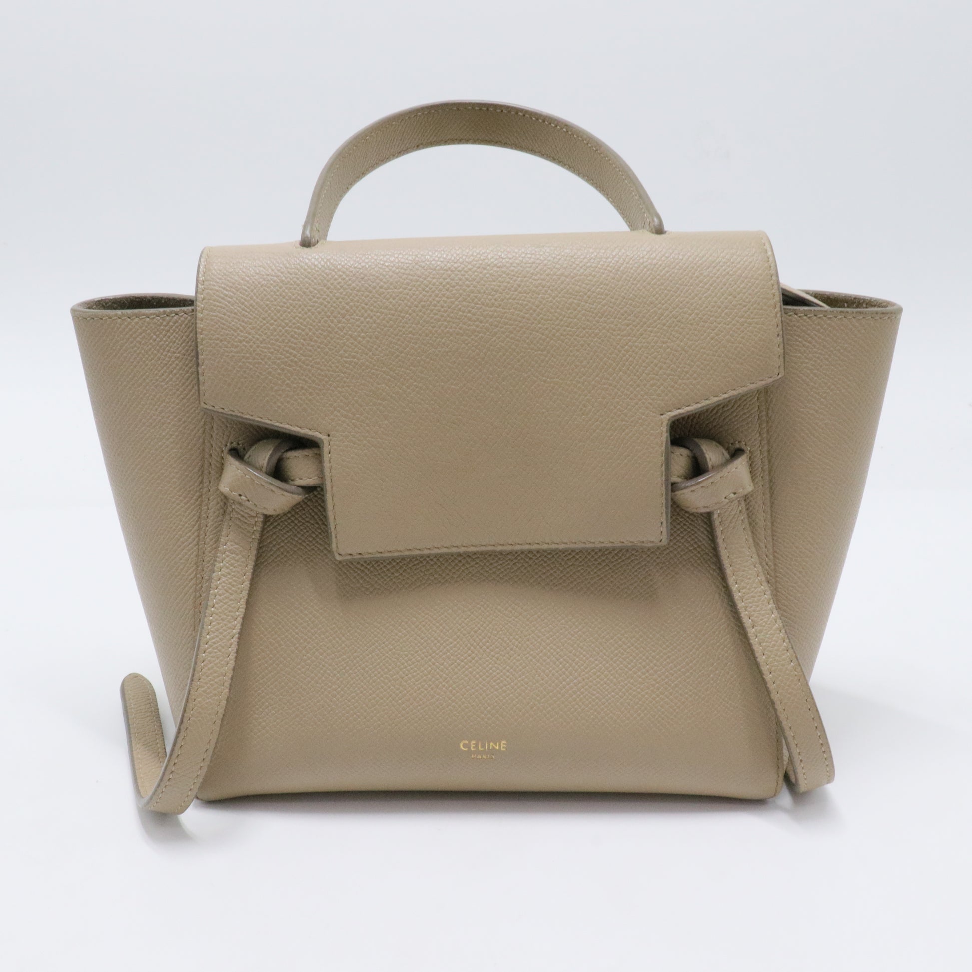 Belt Bag Textured Leather Nano