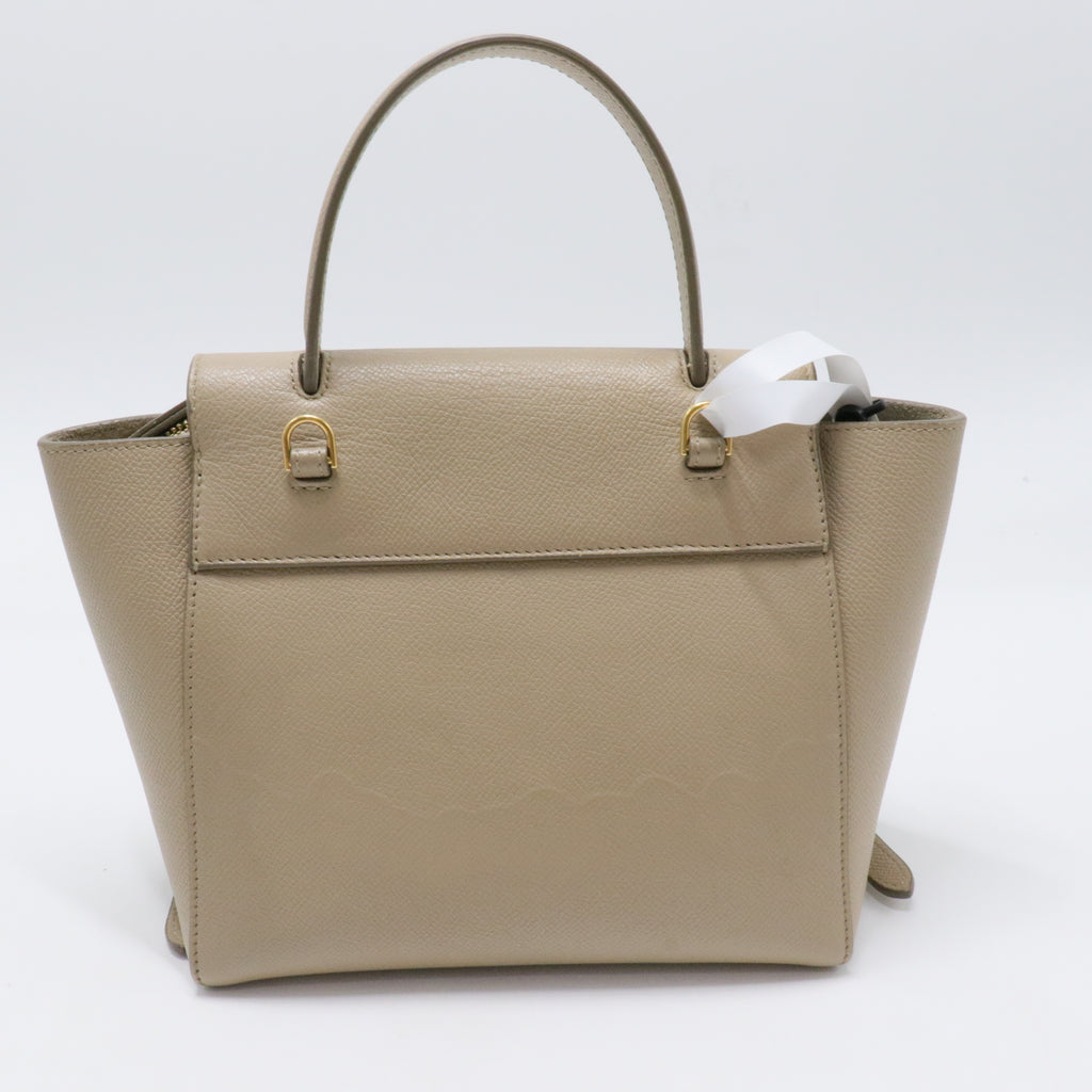 Belt Bag Textured Leather Nano