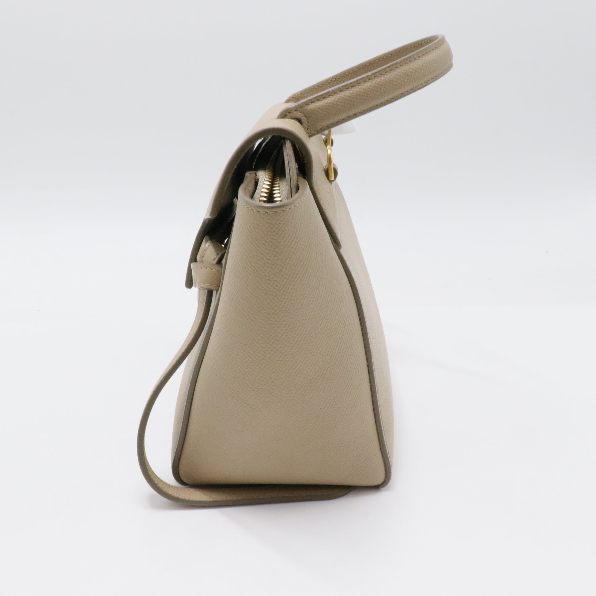 Belt Bag Textured Leather Nano