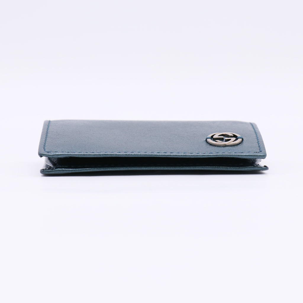 Blue Leather Card Case W22487