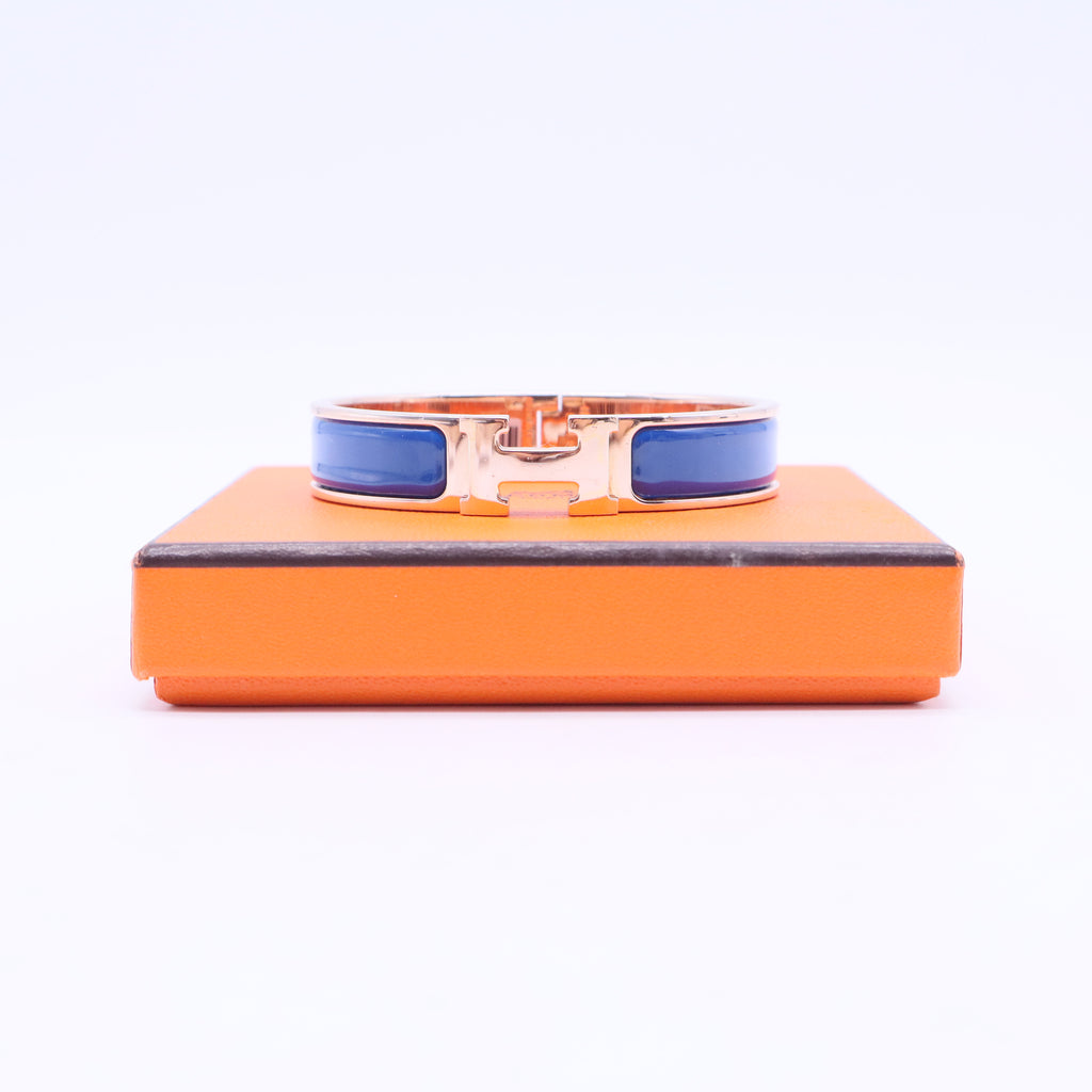 Clic H Enamel Bangle