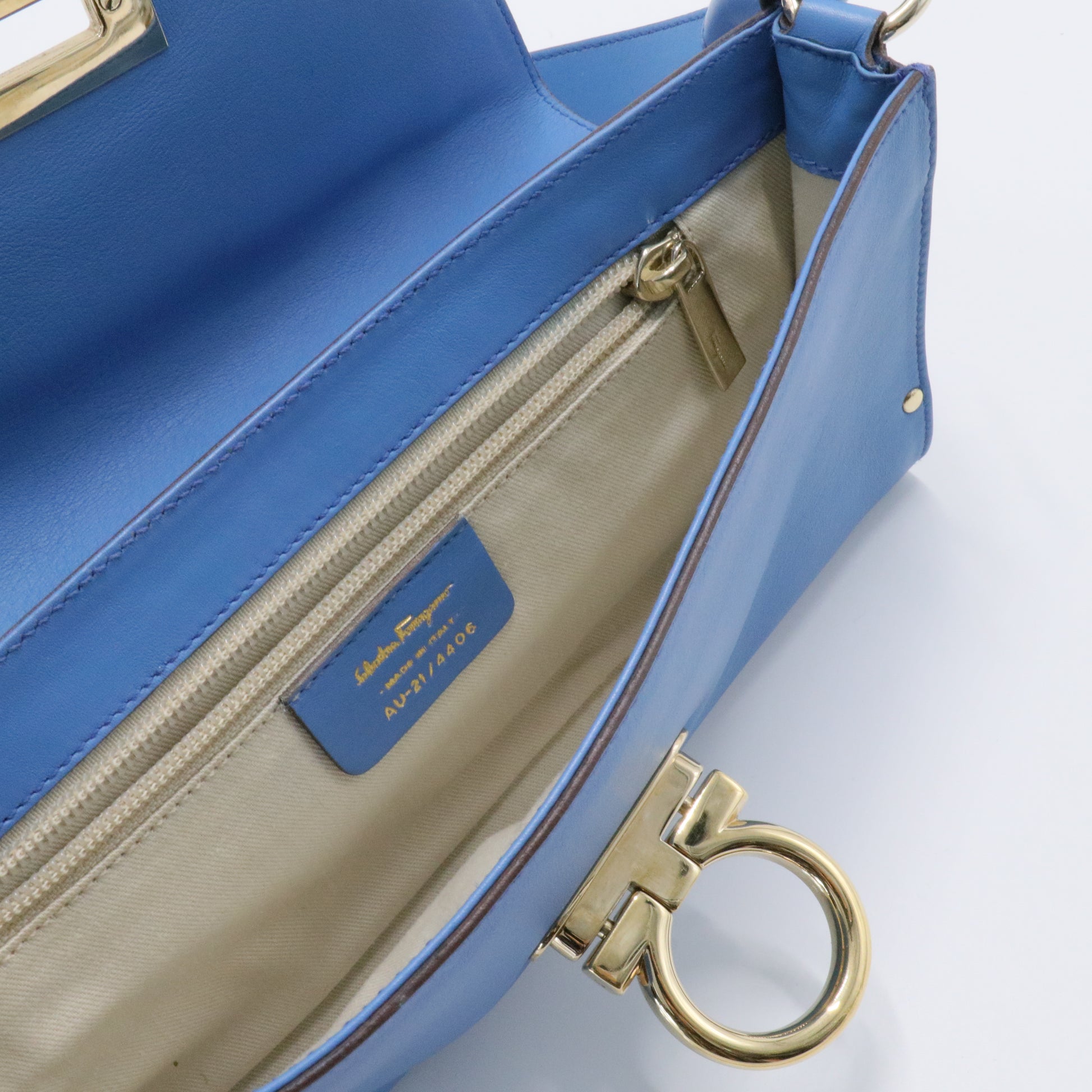 Gancini Flap Shoulder Bag