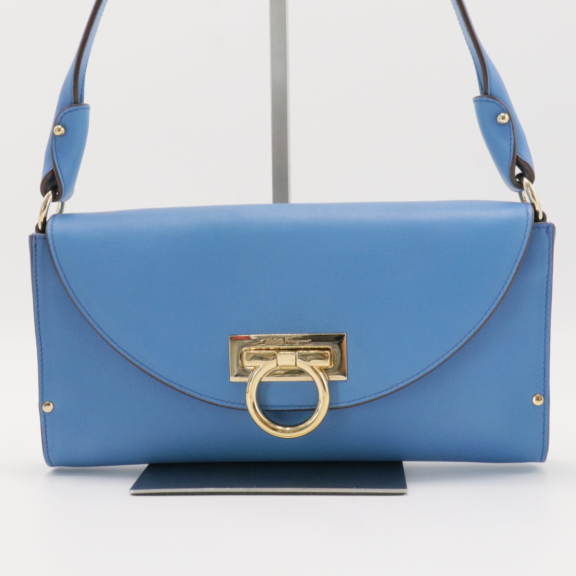Gancini Flap Shoulder Bag