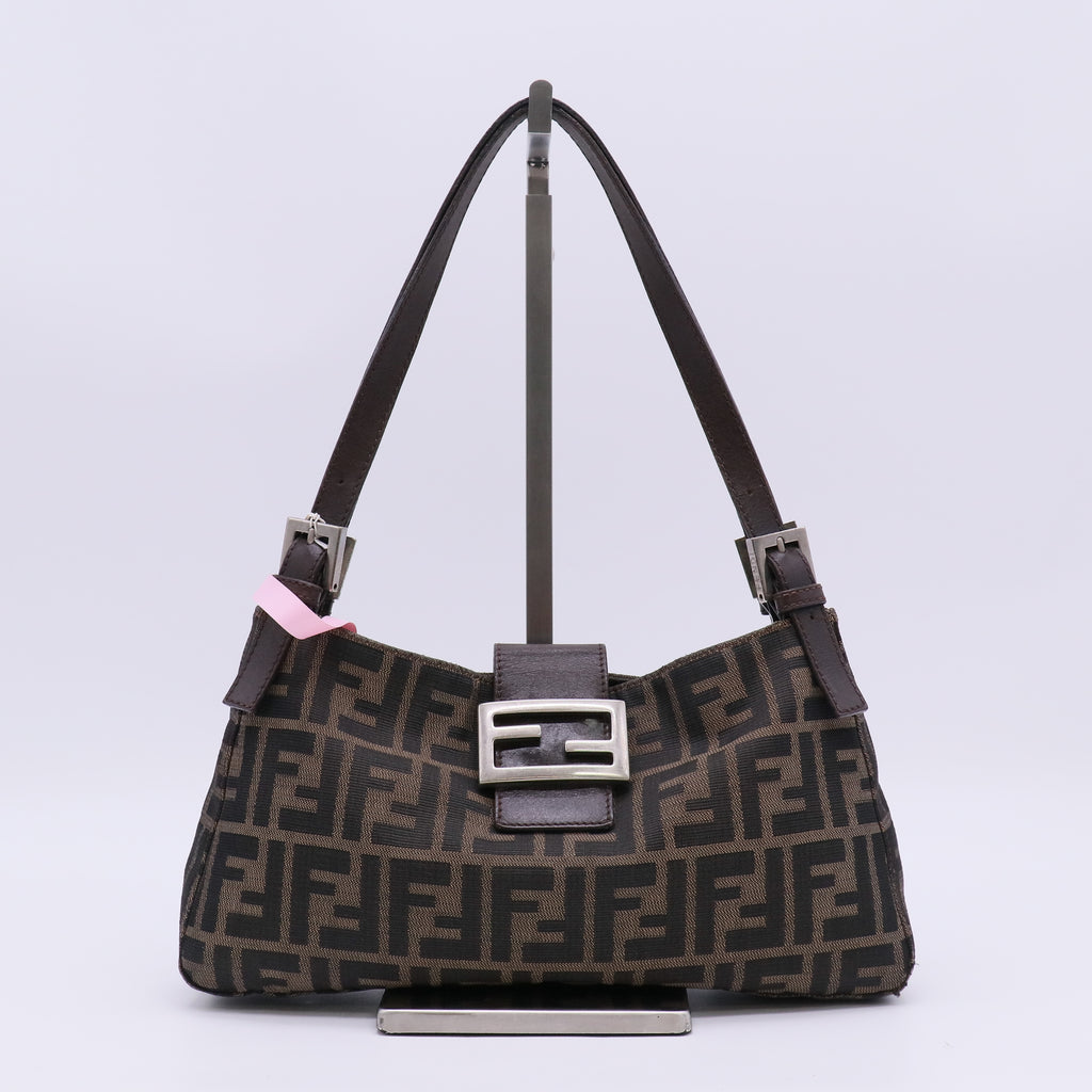 Fendi Vintage Zucca Canvas Shoulder Bag twins LDJ5461