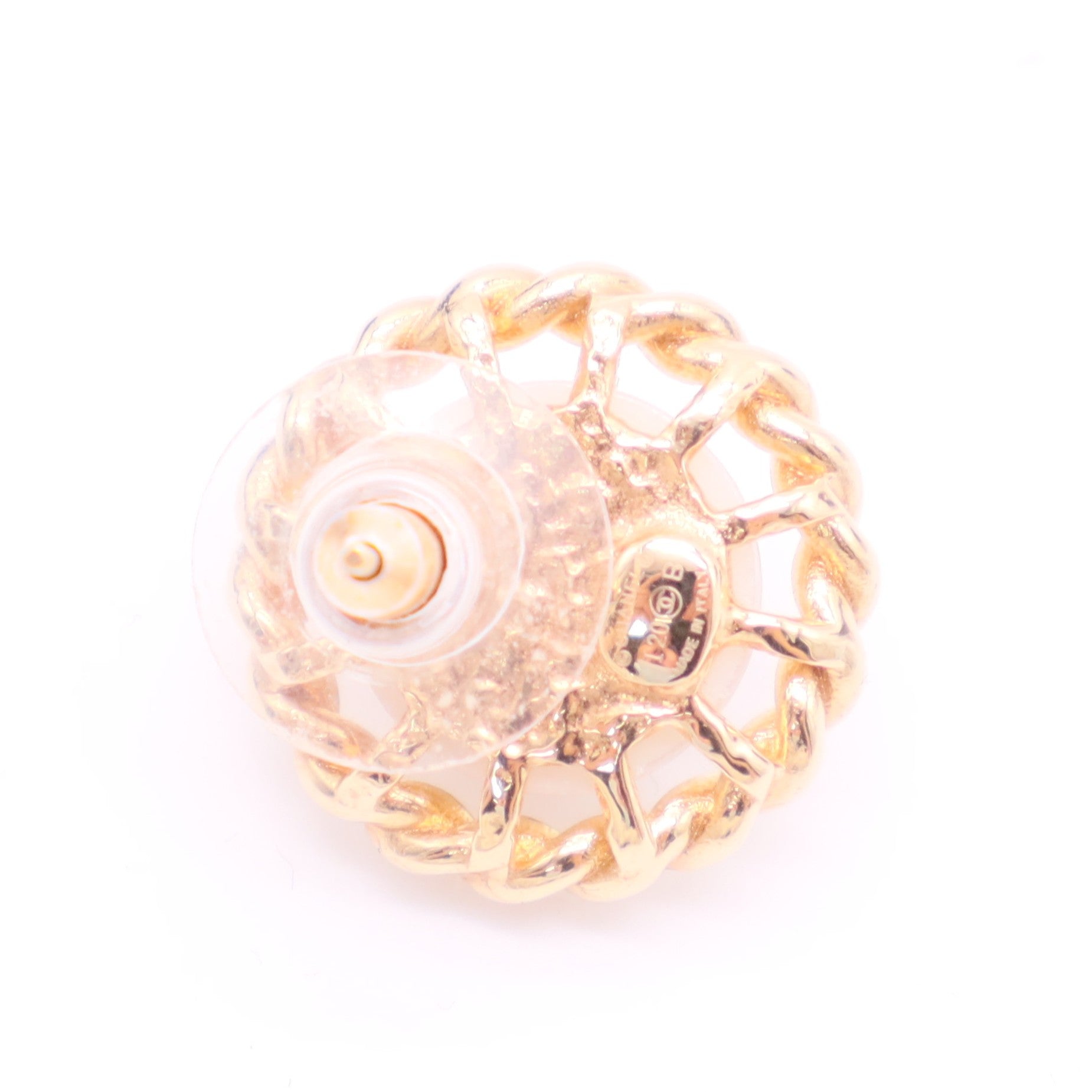 Coco Mark Chain Earrings Twins