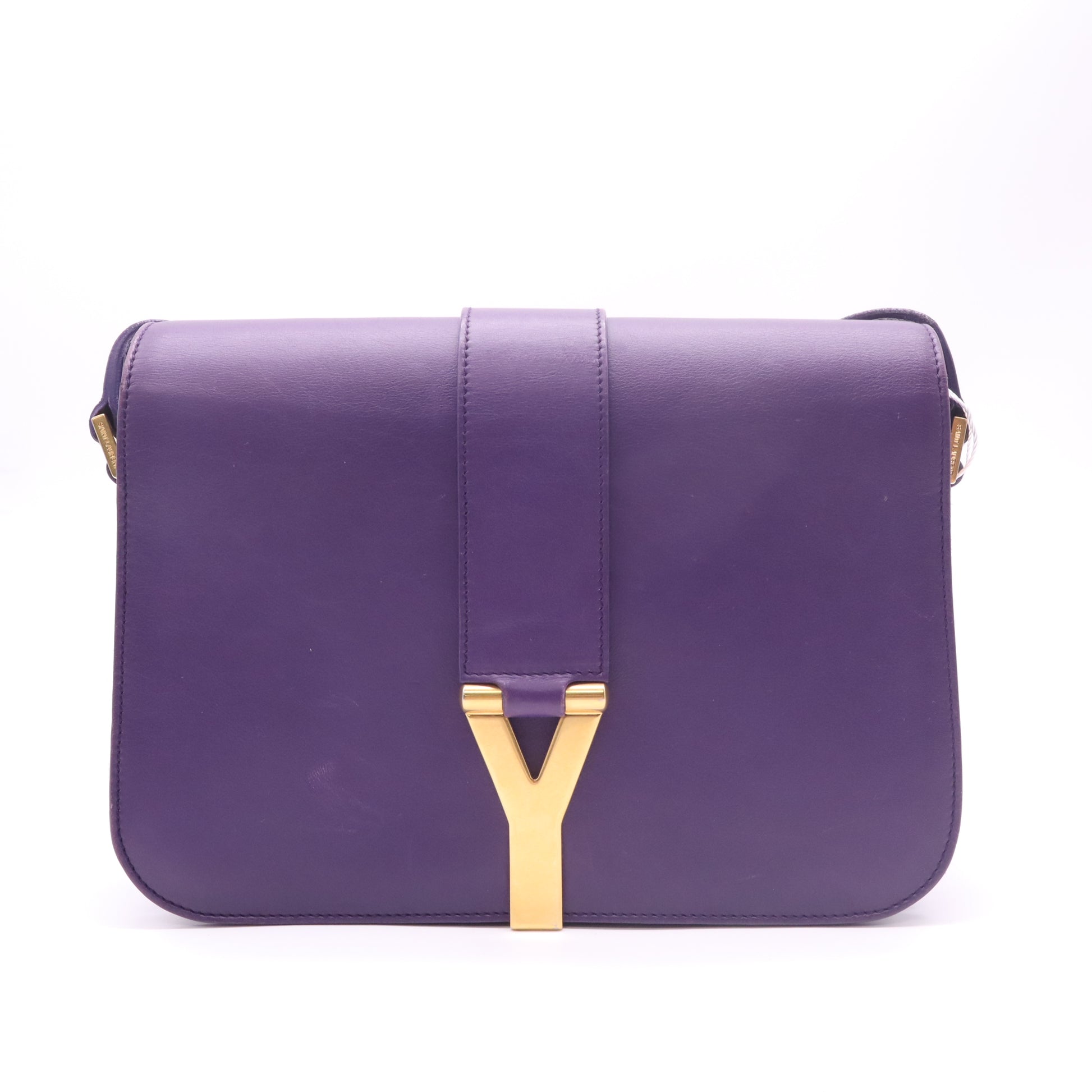 Saint Laurent Purple Leather Ligne Y Crossbody Bag twins LDZ310