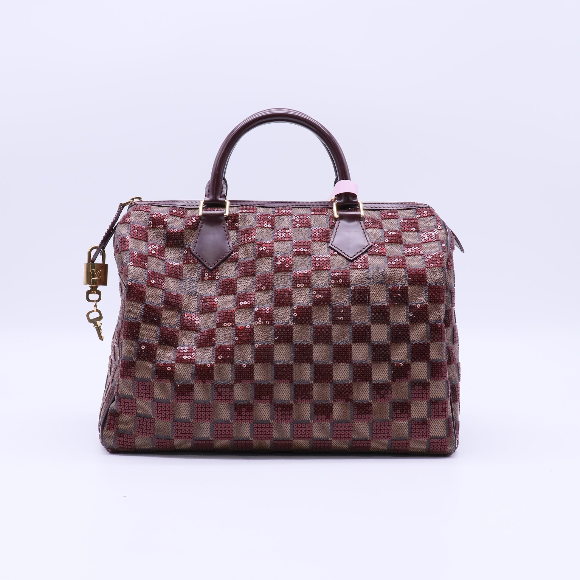 Damier Ebene Speedy 30 Paillettes Sequin twins LDJ4060