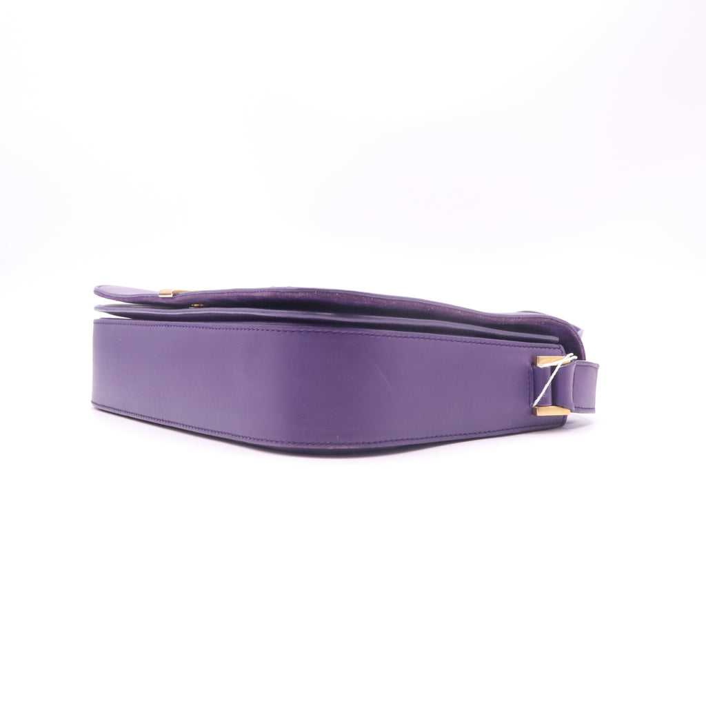 Saint Laurent Purple Leather Ligne Y Crossbody Bag twins LDZ310