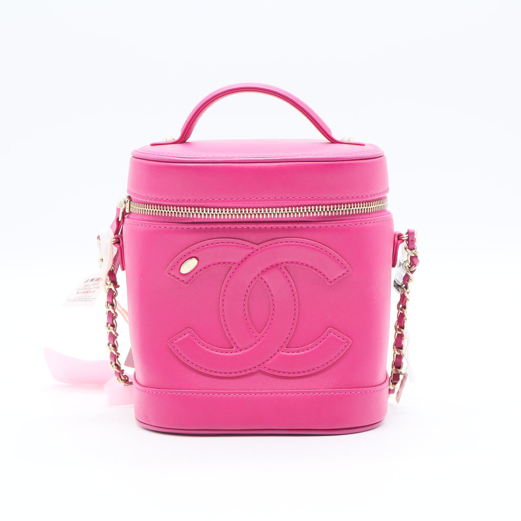 Chanel CC Mania Vanity Case Lambskin twins LDJ3486