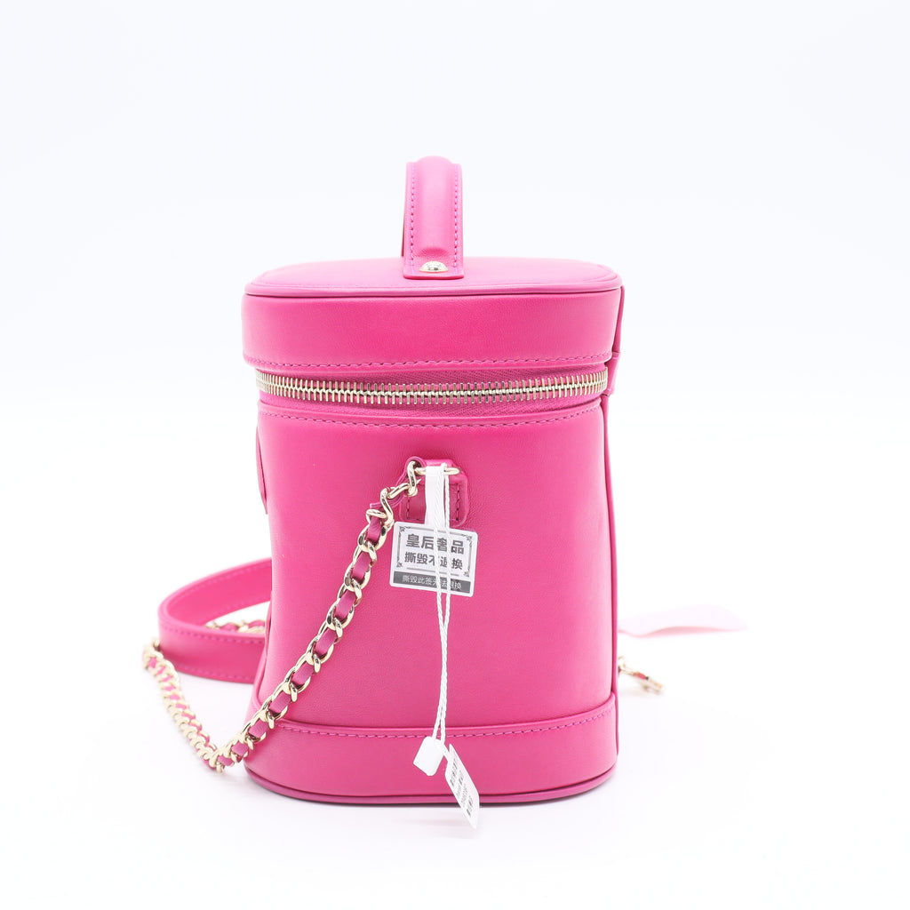 Chanel CC Mania Vanity Case Lambskin twins LDJ3486