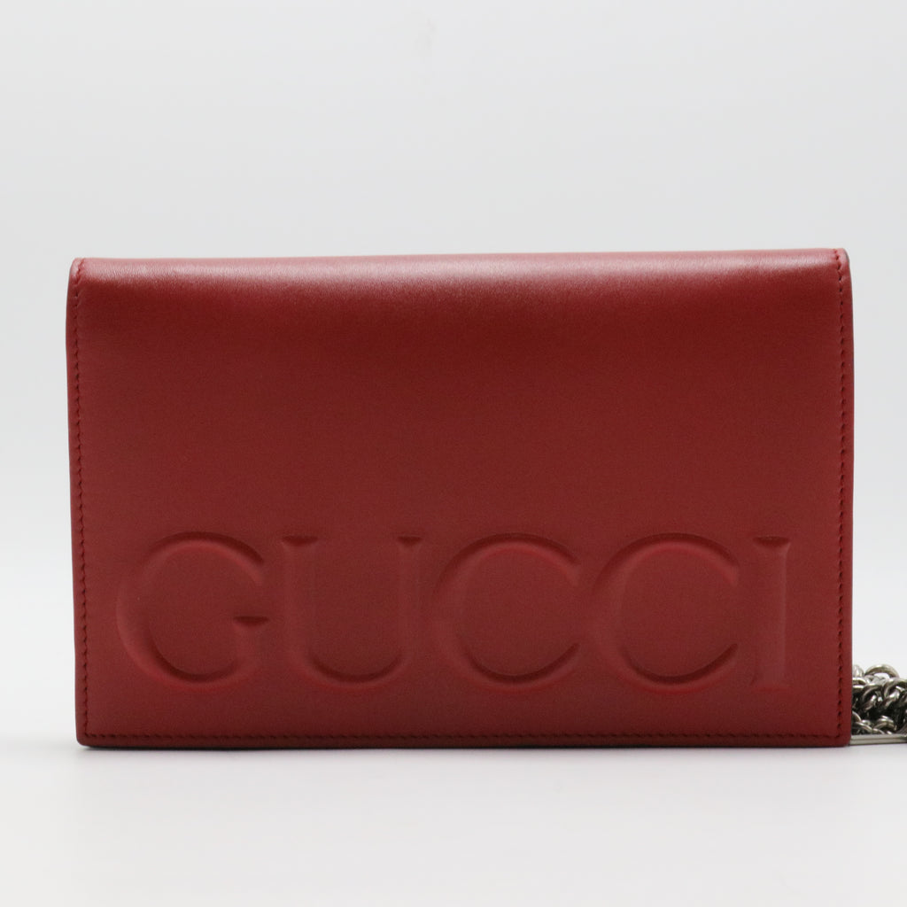 XL Chain Shoulder Bag Leather Mini