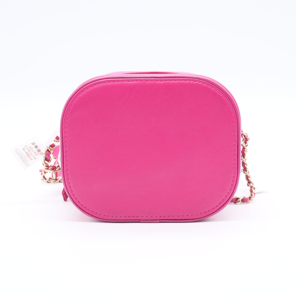 Chanel CC Mania Vanity Case Lambskin twins LDJ3486