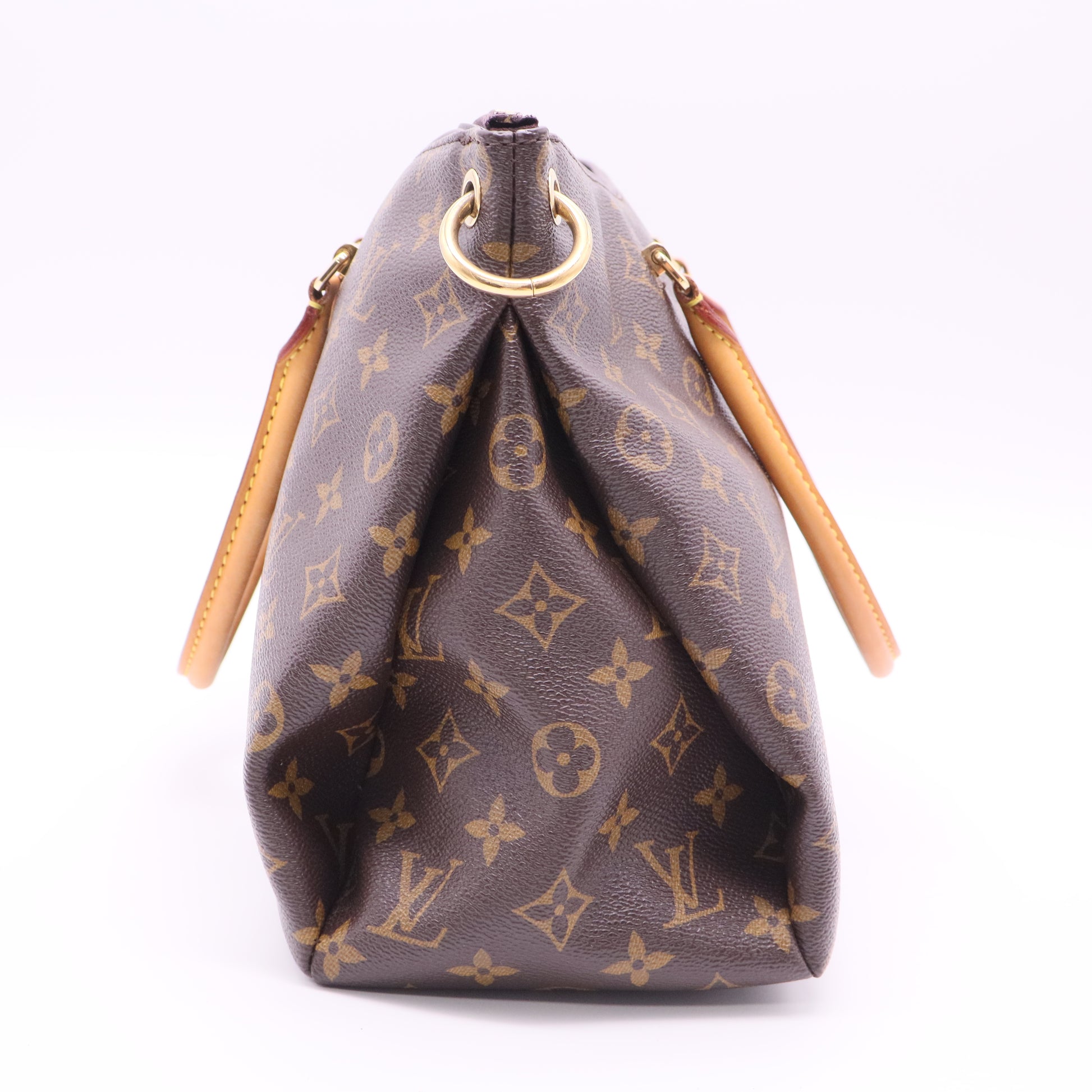 Pallas Tote Monogram Canvas with Leather Twins