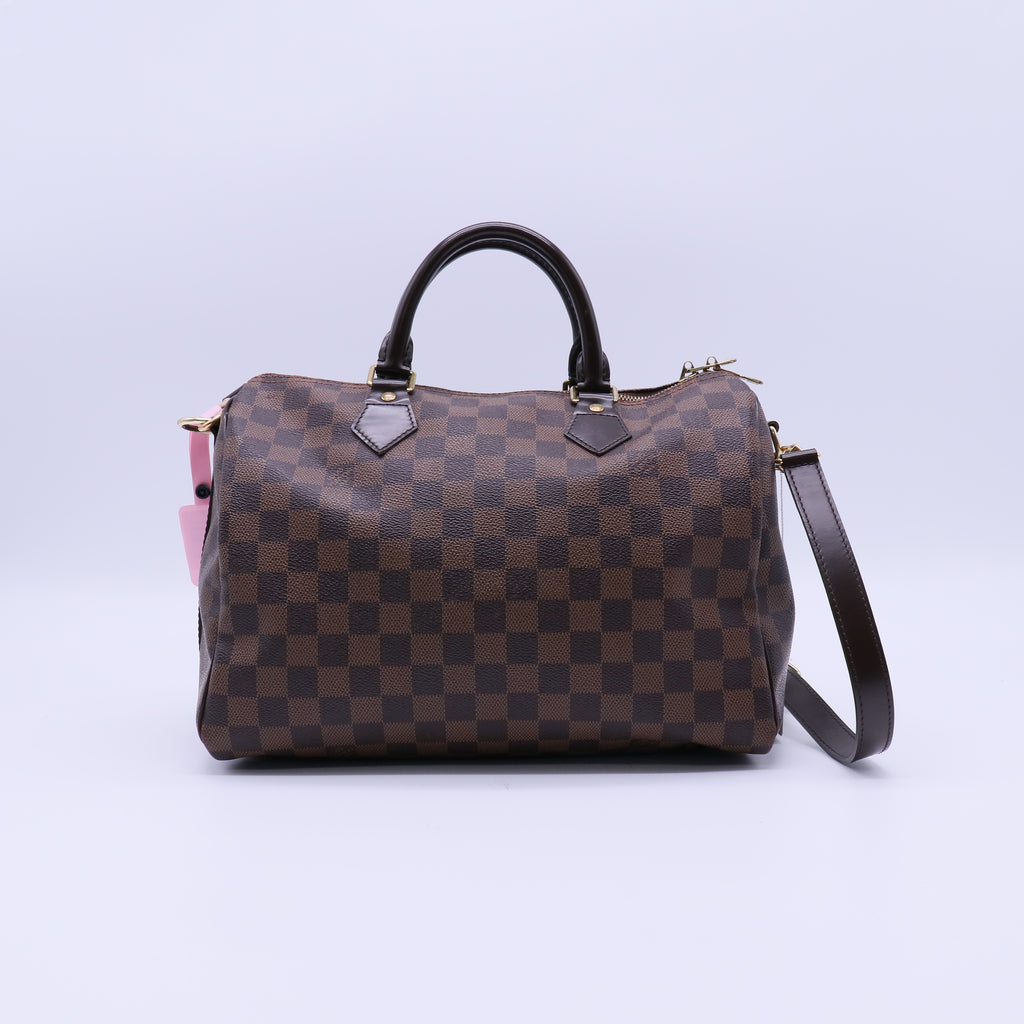 Louis Vuitton Speedy Bandoulière 30 (Damier Ebene) twins LDJ4062