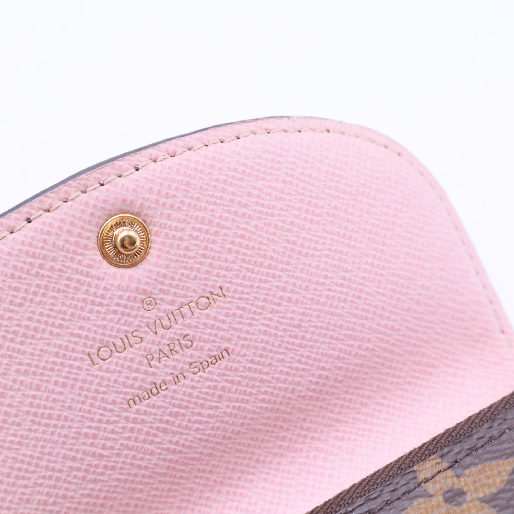 Louis Vuitton Monogram Rosalie Coin Purse Rose Ballerine