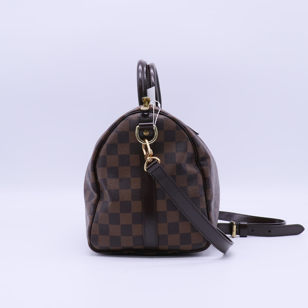 Louis Vuitton Speedy Bandoulière 30 (Damier Ebene) twins LDJ4062