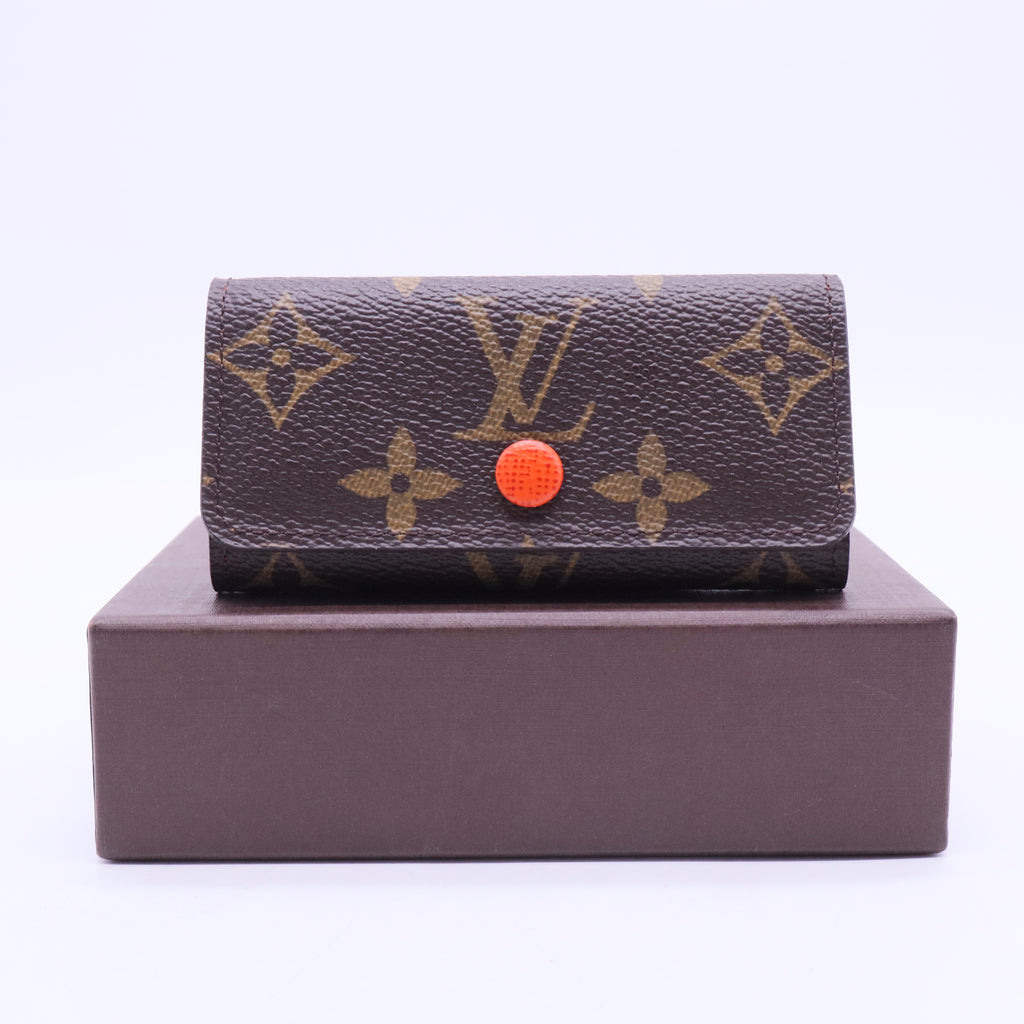 Petite Leather Goods - 4-Key Holder in Monogram Canvas