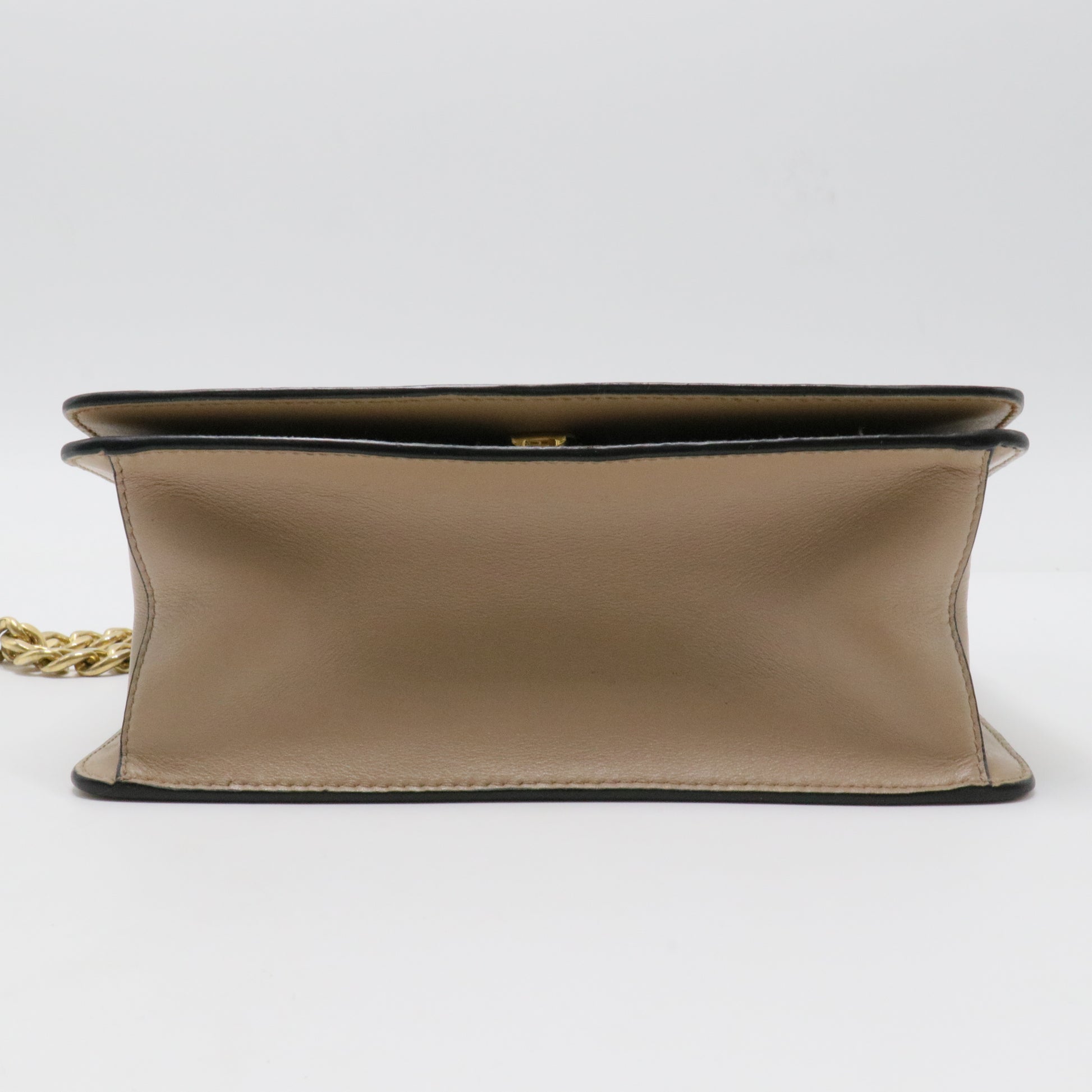 Chain Flap Bag Saffiano Leather Small