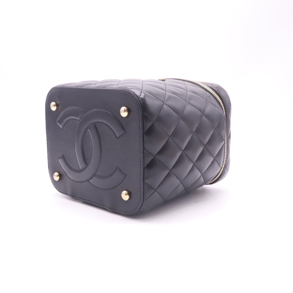 Chanel Trendy CC Top Handle Vanity Case Quilted Lambskin twins LDZ312